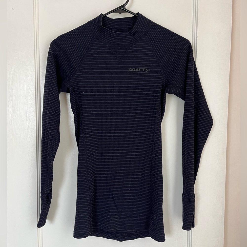 Craft Navy Long Sleeve Performance Top
